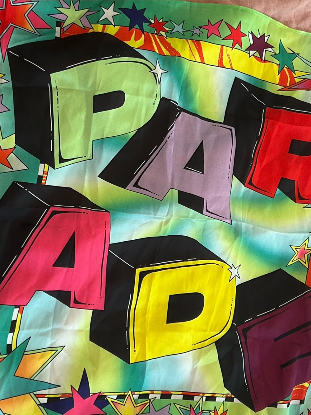 Colorful Star Pop Art Scarf - Parade